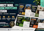 design direct mail eddm postcard, real estate postcard, mailer